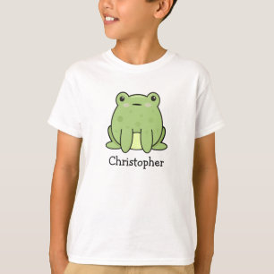 Kawaii Frosch, personalisierte Kröte  T-Shirt