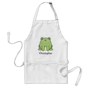 Kawaii Frosch, personalisierter Frosch Schürze