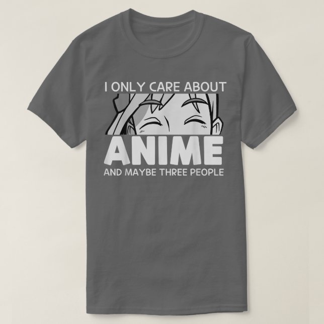 Kawaii Funny Anime Jokes T-Shirt (Design vorne)