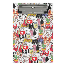 kawaii funny pet design - cute animal lover mini klemmbrett