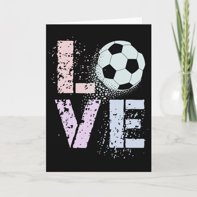 Kawaii Fußball Liebe Valentinstag Coaching Mutter  Karte (Vorderseite)