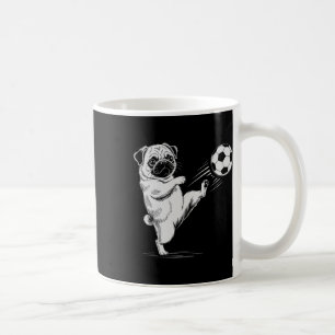 Kawaii Fußball Mops Ll Torerzielender Hund Spielst Kaffeetasse