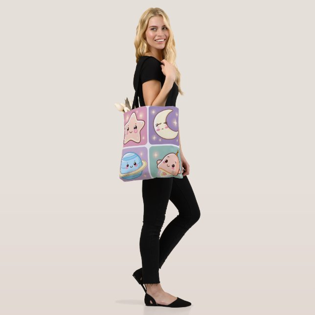 Kawaii Galaxy Friends Tasche (Am Model)