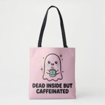 Kawaii-Geist Lustiger Tot Von Innen Aber Koffeinie