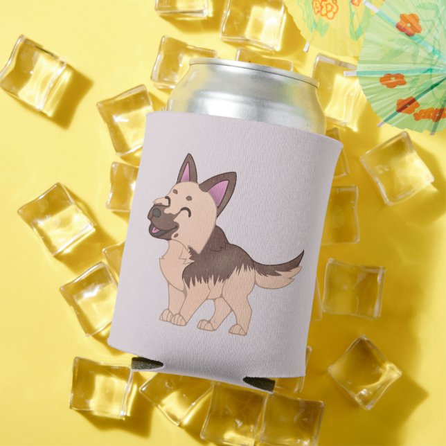 Kawaii German Shepherd Dog Dosenkühler (In Situ Sommer)