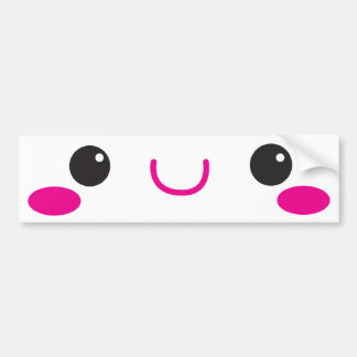 KAWAII GESICHT niedlich! Autoaufkleber