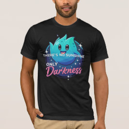 Kawaii Ghost No Sunshine Only Darkness Aesthetic T-Shirt