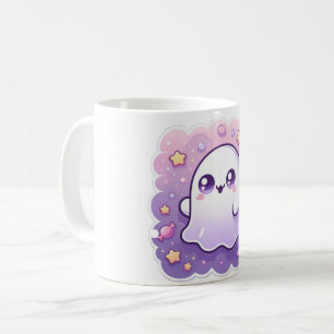 Kawaii Ghost Tasse Niedlich Pastell Halloween Kaff