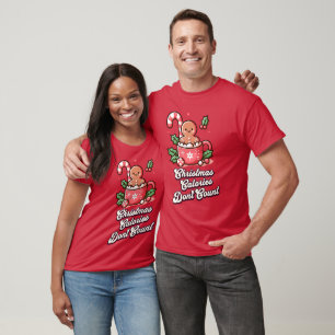 Kawaii Gingerbread Weihnachtskalorien zählen nicht T-Shirt