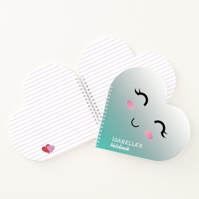 Kawaii-Girl-Notebook Notizbuch (Innenseite)