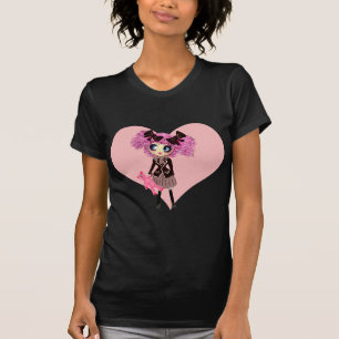 Kawaii Girl PinkP - Schulmädchen T-Shirt