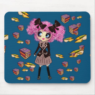 Kawaii Girl Student Geschenke mit PinkyP Mousepad
