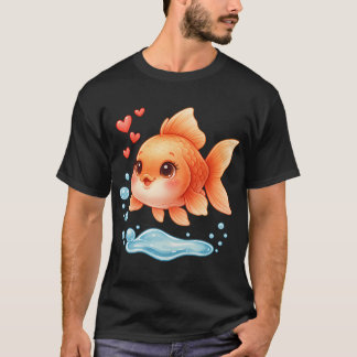 Kawaii Goldfisch T-Shirt