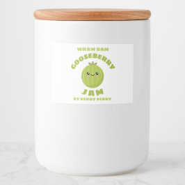 Kawaii Gooseberry Jam Lebensmitteletikett