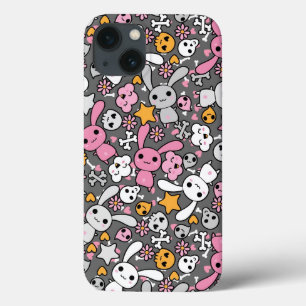 kawaii Graumuster Case-Mate iPhone Hülle