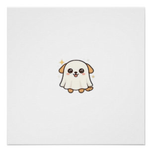 Kawaii Grusel-Saison Hund � Halloween-Welpe Klassi Poster