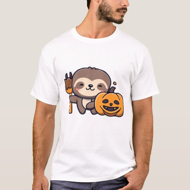kawaii gruseliger Faultier Classic T-Shirt (Vorderseite)