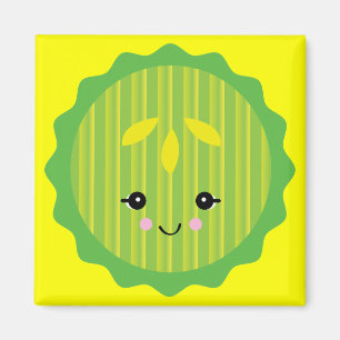 kawaii Gurkenscheibe Magnet