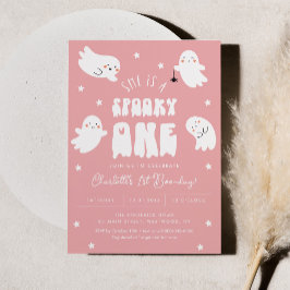 Kawaii Halloween 1. Boo-Day GeburtstagsGirl Einladung