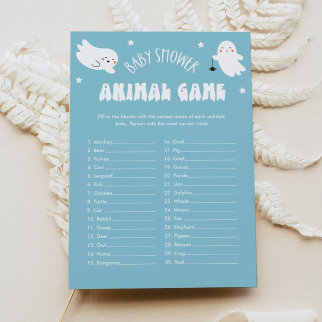 Kawaii Halloween Baby Baby Shooting Game Card Einladung (Von Creator hochgeladen)