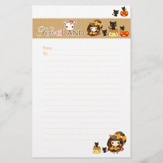 Kawaii Halloween Briefpapier