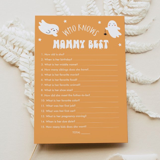 Kawaii Halloween, der Mommy Best Baby Game kennt Einladung (Von Creator hochgeladen)