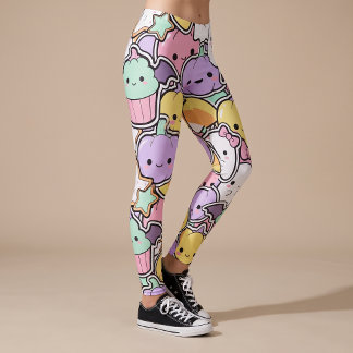Kawaii Halloween-Geist-Leggings-Yogahosen für sie Leggings
