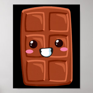 Kawaii Halloween Group Kostüm Party S'mores Choco Poster