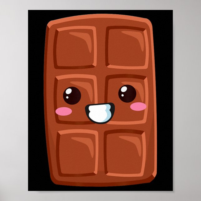 Kawaii Halloween Group Kostüm Party S'mores Choco Poster (Vorne)
