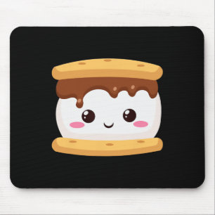 Kawaii Halloween Gruppe Kostümkostüm Party S'mores Mousepad