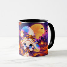 Kawaii-Halloween-Nachtbecher — Herbstkollektion