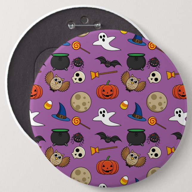 Kawaii Halloween Pack Button (Vorne & Hinten)