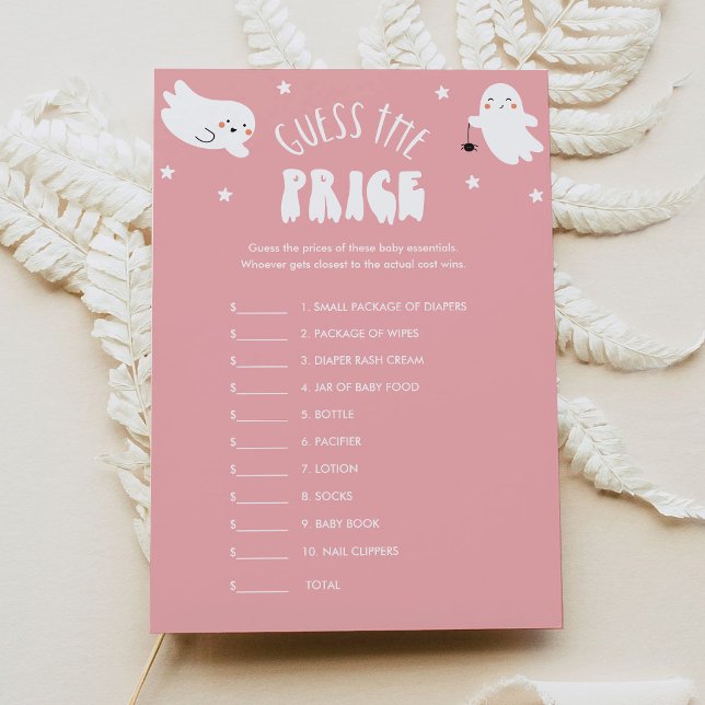 Kawaii Halloween rät das Price Baby Shower Game Einladung (Von Creator hochgeladen)