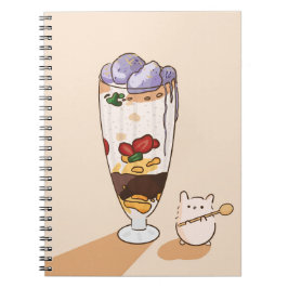 Kawaii Halo Halo Filipino-Notebook Notizblock