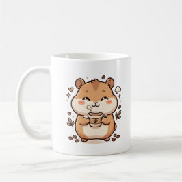 Kawaii Hamster Kaffeetasse Clipart