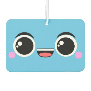 Kawaii Happy Anime Faced Aquamarin Autolufterfrischer