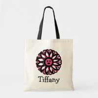 Kawaii Happy Blume Personalisiert Tote Bag Tiffany
