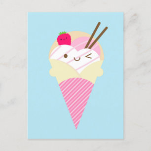 Kawaii Harajuku Crepe Postkarte