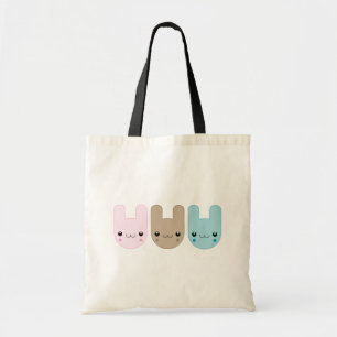 Kawaii Häschen-Trio-Taschen-Tasche Tragetasche