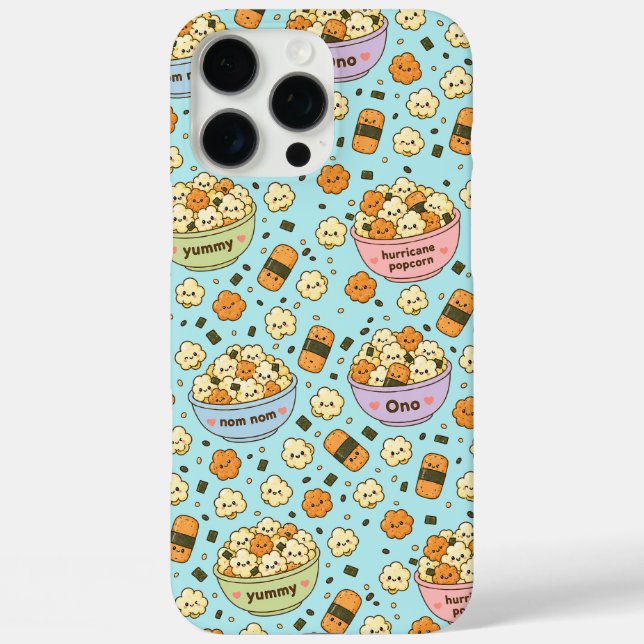 Kawaii Hawaii - Hurrikan-Popcorn Case-Mate iPhone Hülle (Rückseite)