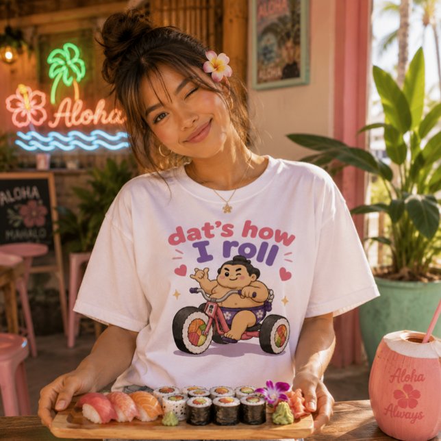 Kawaii Hawaii - Sumo Sushi Tri-Blend Shirt (Von Creator hochgeladen)