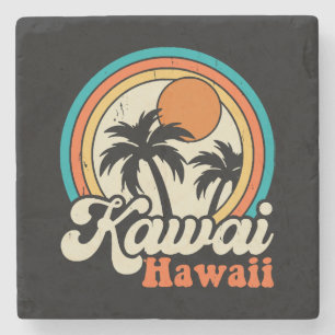 Kawaii Hawaii Surfing Steinuntersetzer