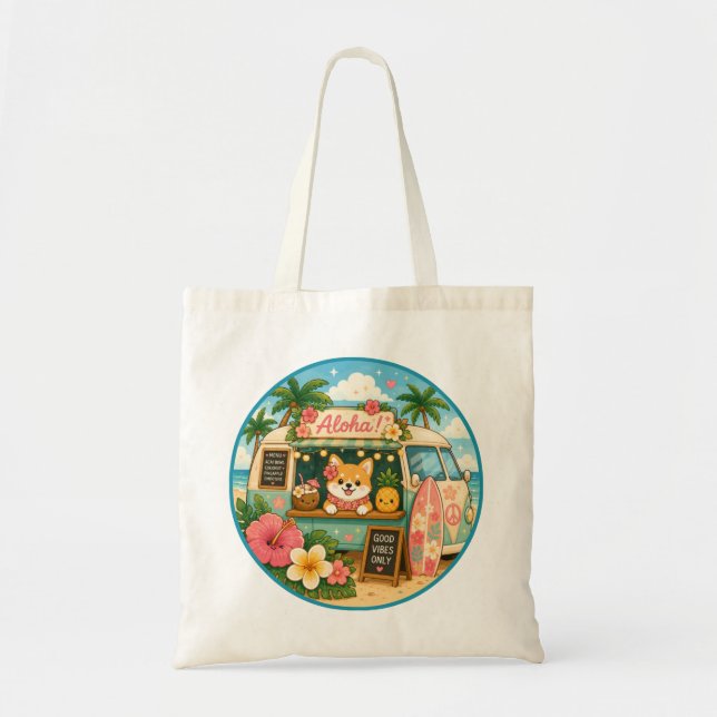 Kawaii Hawaii - Süße Aussage Tragetasche (Vorne)