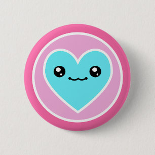 Kawaii Herz-Knöpfe Button
