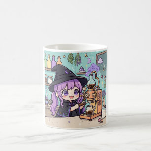 Kawaii-Hexen-Barista-Tasse - Alchemie-Kaffee-Liebh Kaffeetasse