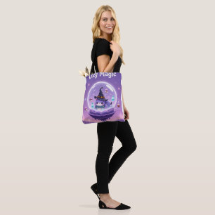 Kawaii Hexen-Schneekugel-Tasche Lila