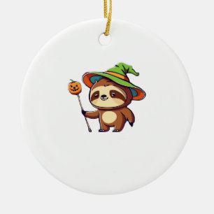 kawaii Hexenfaultier Classic T-Shirt Keramik Ornament