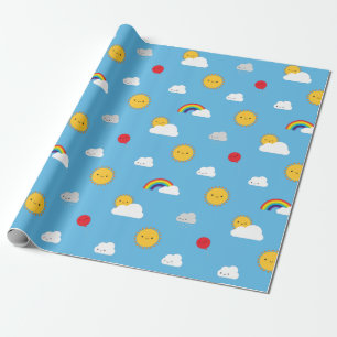 Kawaii Himmel Geschenkpapier