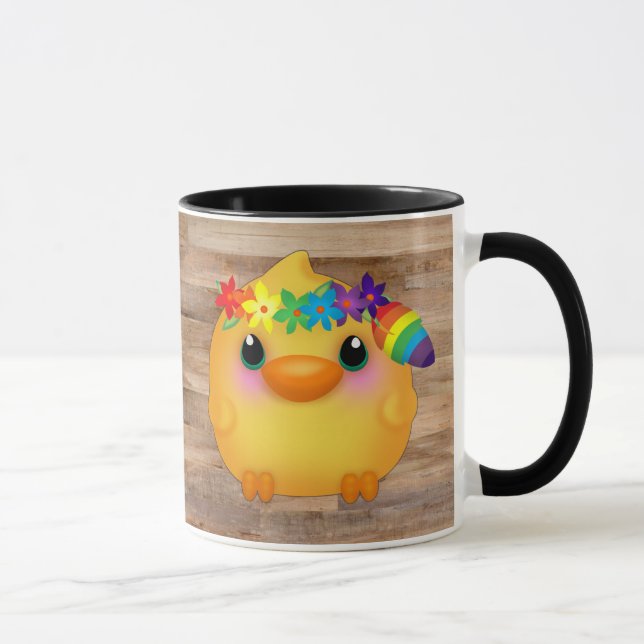 Kawaii Hippy Chick Tasse (Rechts)