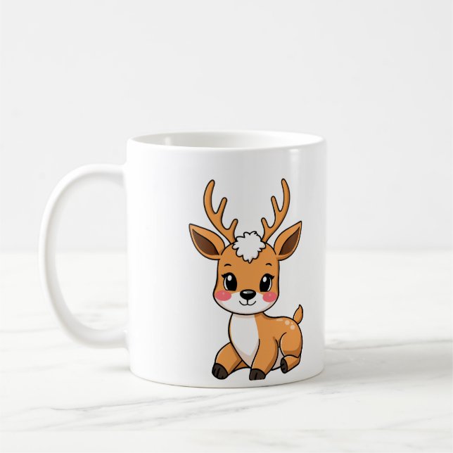 Kawaii-Hirsch-Tasse Kaffeetasse (Links)